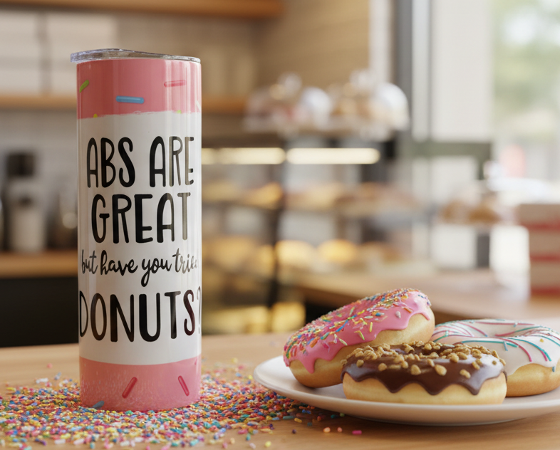"Abs are Great" Skinny Tumbler