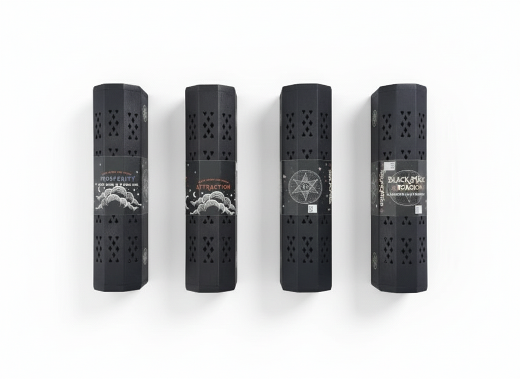 Black Magic Wooden Incense Box