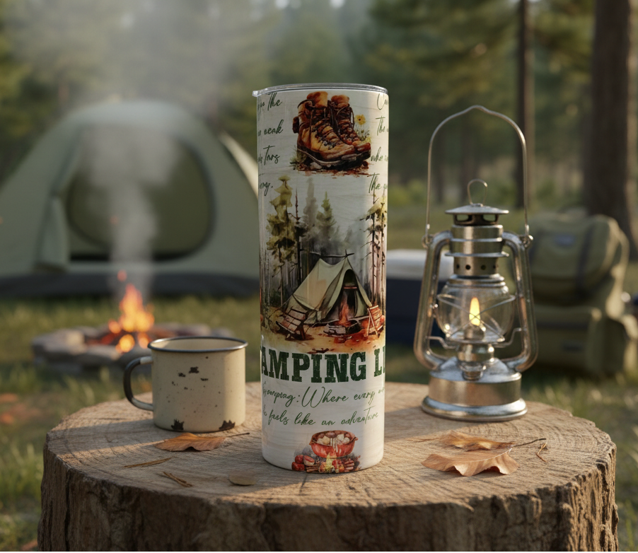 "Camping Life" Tumbler