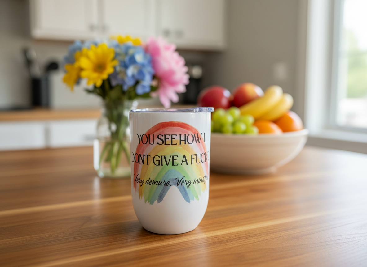 "You see How I" Wine Tumbler