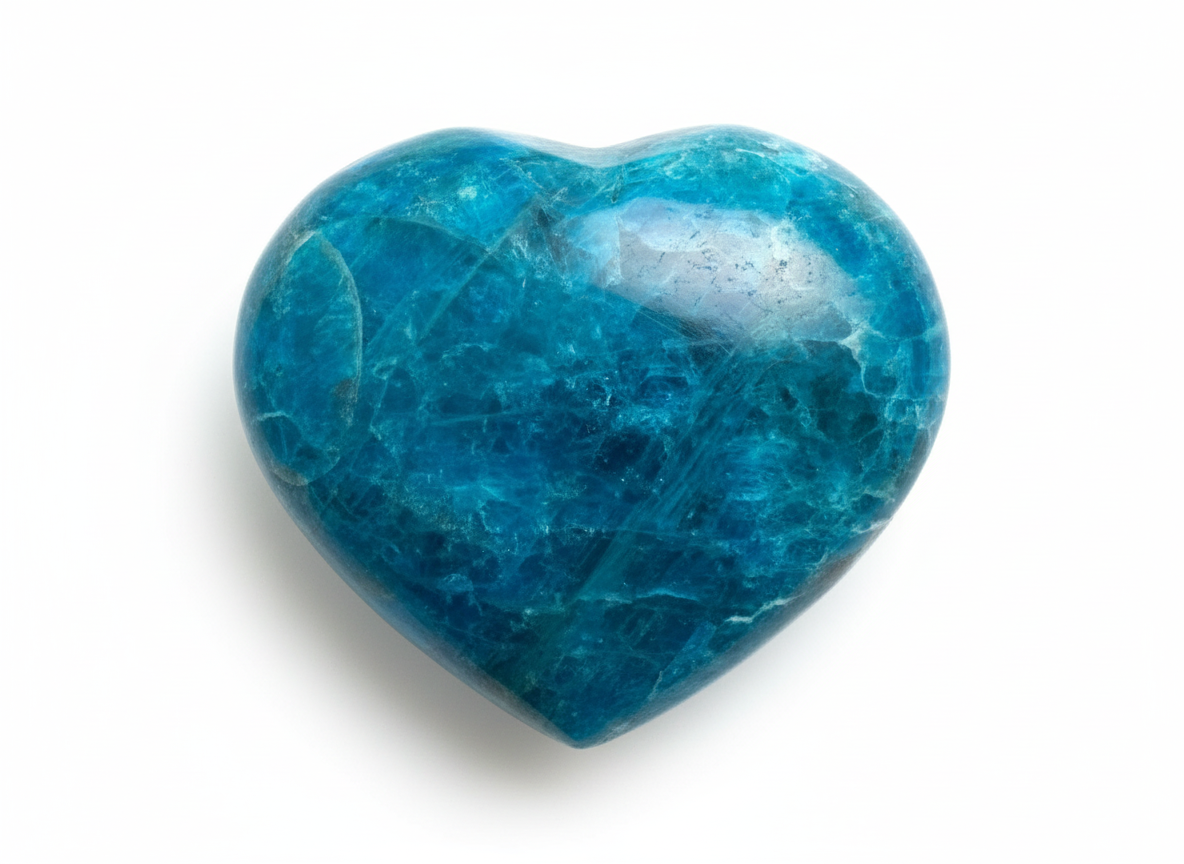 Blue Apatite Hearts