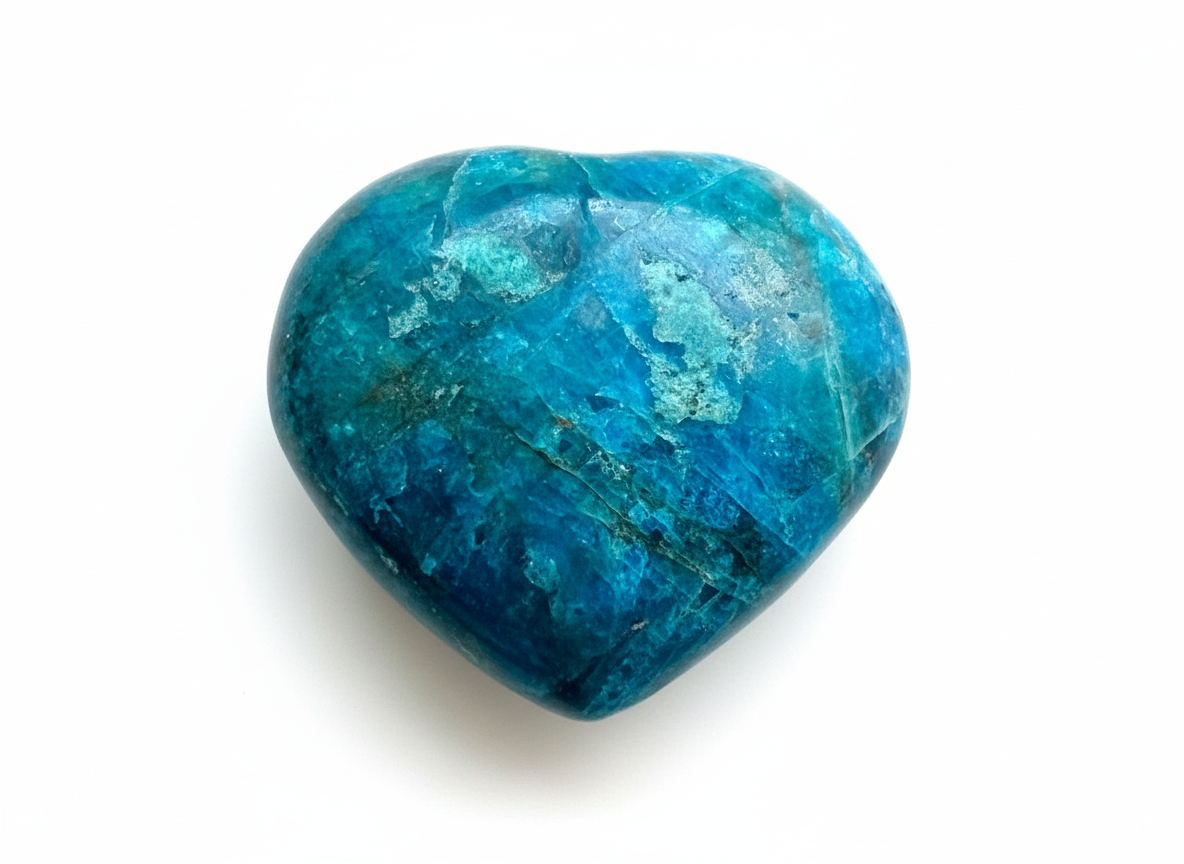 Blue Apatite Hearts