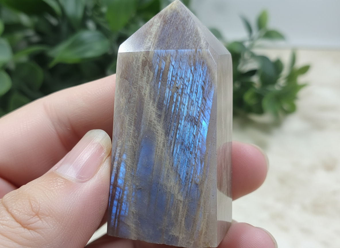Blue Moonstone Points