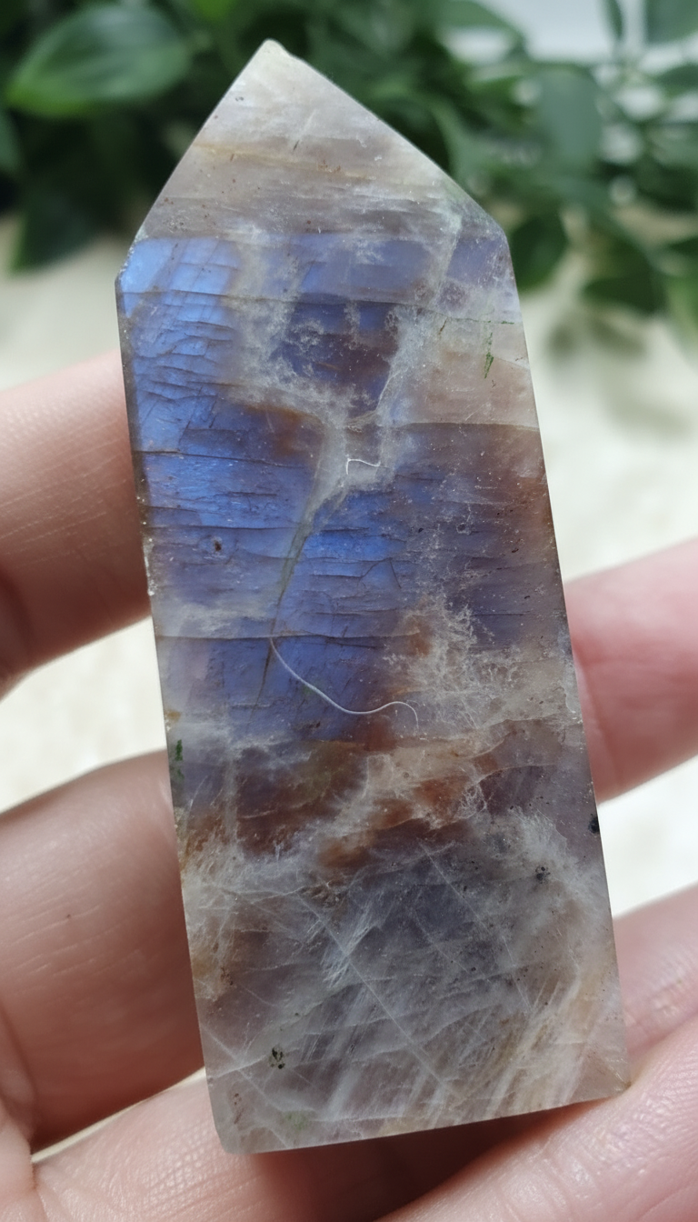 Blue Moonstone Points