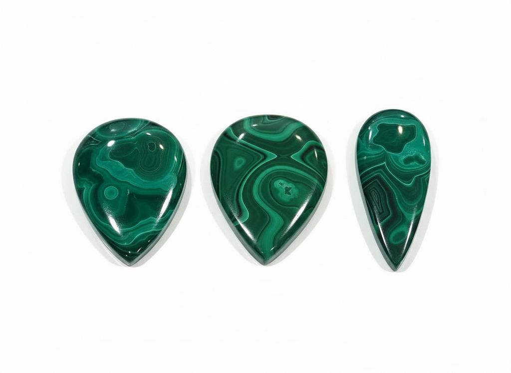 Malachite Teardrops